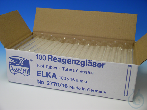 Test tubes ELKA, with rim mm &Oslash; ca. 130 x...