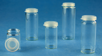 Glass vials, rolled rim, with snap cap minimum order quantity: box of 690 mm...