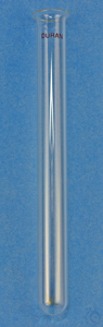 Reagenzgläser, Borosilikatglas 3.3, starkwandig mit Bördelrand mm Ø ca. 200 x38