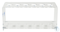 Reagenzglasgestelle aus Plexiglas® für 24 Gläser bis ca. 18 mm Ø, ohne Stäbe