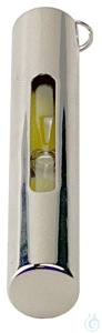 Hour glasses in nickel-plated metal case ¼ Min.