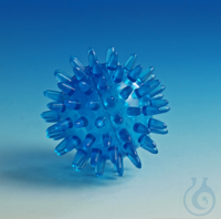 Massage balls with spiky sensory points cm Ø transparent 6,0 blau old order...