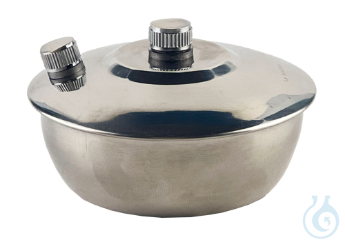 Spirituslampe aus Edelstahl, mit Tuelle und Doc...
