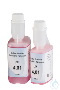 pH Pufferl&ouml;sungen mit N.I.S.T Zertifikat in Patent-Flasche, 250ml pH...
