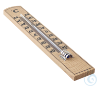 Zimmerthermometer Buche naturlackiert ca. 20 cm Zimmerthermometer Buche...