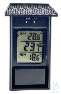 Maximum-minimum thermometers, digital grün - green