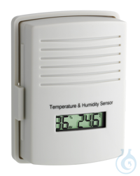 Weather station, electronic, with sensor unit, thermometer, barometer (tendency), clock and date...