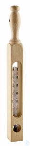 Badethermometer in Holzzwinge ca. 22 cm Badethermometer in Holzzwinge ca. 22 cm