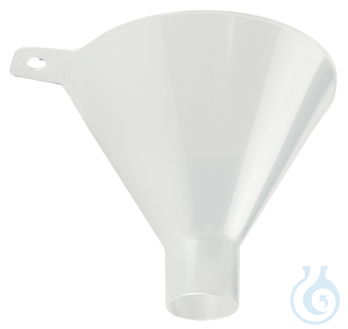 Pulvertrichter aus Polypropylen, transparent 65 mm