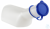 Male urinal of polyethylene, with approximate scale with cover 1000 ml