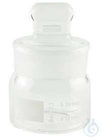 W&auml;gegl&auml;ser mit austauschbarem Griffdeckel, Unterteil aus Borosilikatglas 3.3...