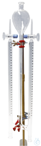 Hofmann voltameters, with support with carbon electrodes