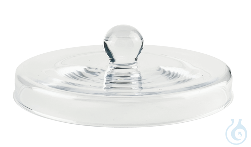 Deckel aus Glas, lose ueberfallend, mit Griff 8...