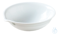 Halbtiefe Abdampfschale , DIN 12 903 d x h x V 100 mm-40 mm-150 ml Halbtiefe...