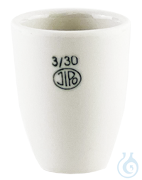 Schmelztiegel aus Porzellan, hohe Form, ohne Deckel, ECO D x H mm 30 x 38,...