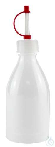 Dropping bottles of polyethylene, with dropping...