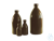 Flaschen aus PE-LD, Enghals, mit Schraubverschluss, braun 500 ml GL 25