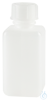 Vierkantflaschen aus PE-HD, mit Schraubverschluss Enghals 250 ml GL 25