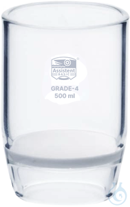 Gooch Filtertiegel, Boro 3.3, Aufschrift wei&szlig;, Volumen: 30 ml, Filter: 30 mm...