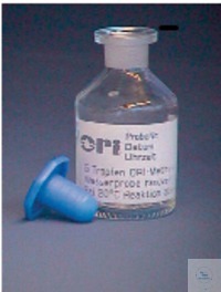Methylenblau-Testflasche, 50 ml mit Mattschild, geeignet für...
