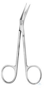 Scissors, angled, fine, sharp/sharp, 115 mm Scissors, angled, fine,...