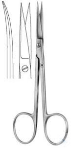 Scissors, Wagner, curved. unitd, sharp/sharp, 120 mm Scissors, Wagner,...