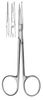 Coronar and dissecting scissors, fine, with knob, 115 mm