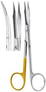 Gingipack. unitktomie-Scissors, toothed, 130 mm, Goldman-Fox, curved. unitd...