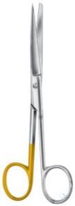 Scissors, delicate "OP-Special", straight, sharp/blunt, 130 mm Scissors,...