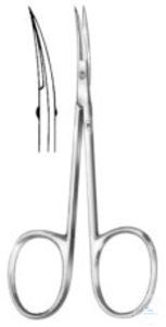 Dissecting scissors, Micro-Iris,  curved. unitd, fine, sharp/sharp, 90 mm...