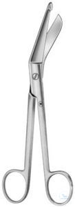 Bandage scissors, Lister,,  angled, 115 mm Bandage scissors, Lister,, angled,...