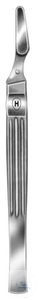Skalpellgriff, massiv, 145 mm