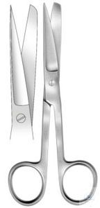 Scissors, Standard, straight,  sharp/blunt, 130 mm, simple type Scissors,...