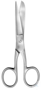 Laboratory scissors, straight, 125 mm,  simple type Laboratory scissors,...