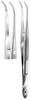 Pinzette, Perry, gebogen, feine Spitzen, gerieft, 130 mm Pinzette, Perry,...