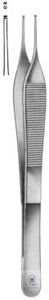 Pinzette, chirurgisch, fein, Micro-Adson, 1:2 Haken, 150 mm Pinzette,...