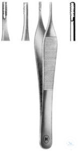 Tissue forceps, 120 mm,  Adson-Brown, straight Tissue forceps, 120 mm,...