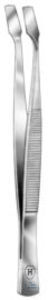 Cross action seizing forceps, curved. unitd, 105 mm Cross action seizing...