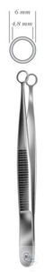 Cross action seizing forceps for tissue and,  tumours, No. 1, 90 mm Cross...