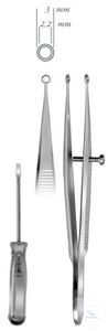 Cross action seizing forceps for tissue and,  tumours, No. 2, 90 mm Cross...