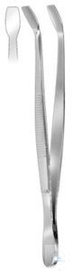 Copack. unitr glass forceps 18/8, curved. unitd,  105 mm, simple type