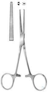 Artery forceps, Kocher (Ochsner), straight, 1:2 hook, 140 mm