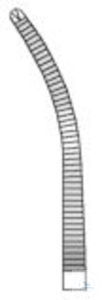 Arterienklemme,Kocher(Ochsner), gebogen, 1:2 Haken, 180 mm