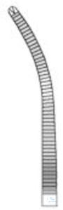 Arterienklemme,Kocher(Ochsner), gebogen, 1:2 Haken, 200 mm