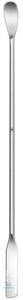 Spatulas, double ended, 18/8, 230 mm, one enpear-shaped Spatulas, double...
