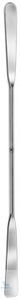 Spatulas, double ended, straight, 18/8, 100 mm Spatulas, double ended,...
