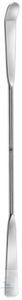 Spatulas, double ended, curved. unitd, 18/8, 100 mm Spatulas, double ended,...