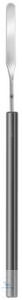 Micro Spatulas with black plastic handle, 18/8 160 mm, 3 mm breit Micro...