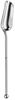 Weighing shovel with knob,  18/8, 205 mm (63x30 mm) Weighing shovel with...