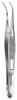 Mikro-Pinzette mit Stift, gebogen, anatomisch, antimagnetisch, 105 mm...